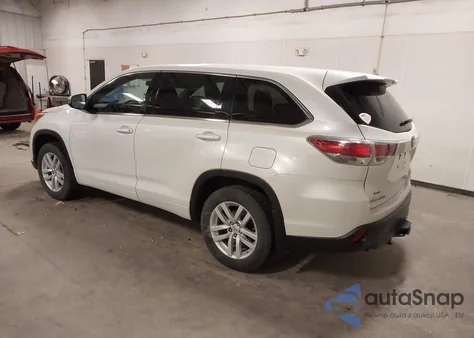 2015 Toyota Highlander Le V6 из США, поврежденный, VIN 5TDBKRFH8FS134331